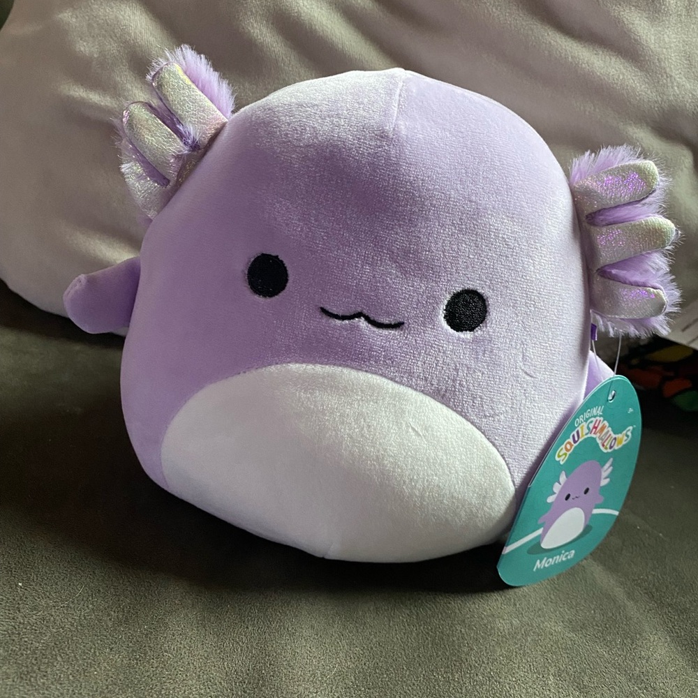 Squishmallows monica the axalotl stuffed plush
